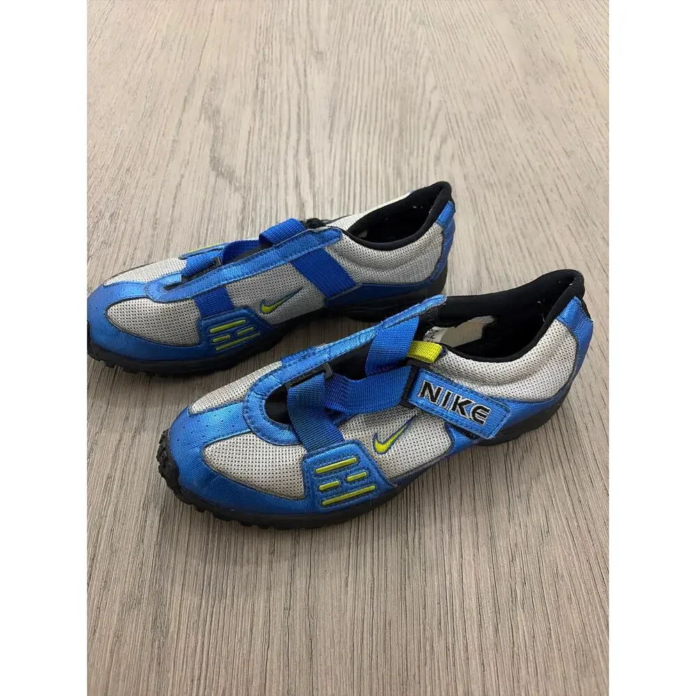 Vintage Nike Women’s Cycling Shoes Blue Gray Size 7.5